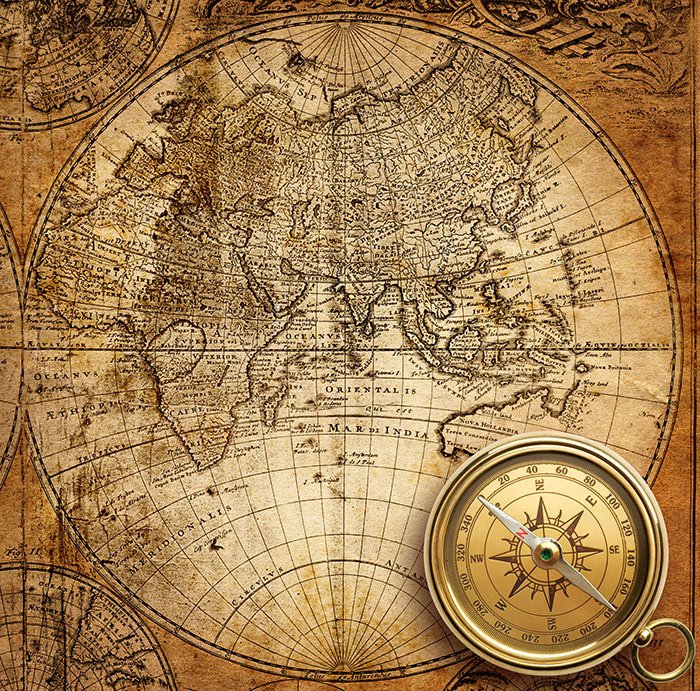Коллекция Карты мира, компасы на сайте OboiVkus.by
