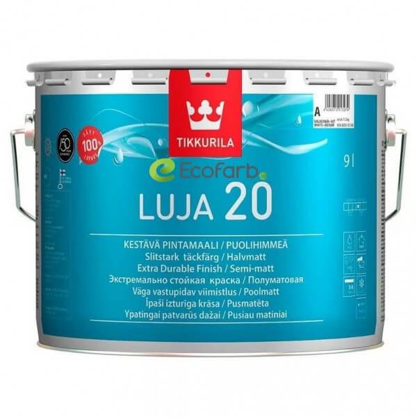 Luja 20, матовая, база С, 9 л Luja 20, матовая, база С, 9 л