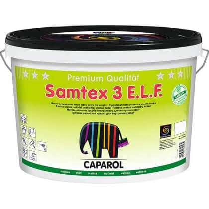 Caparol Samtex 3 E.L.F. (Капарол Замтекс 3), матовая, база 1, 10 л.
