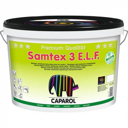 Caparol Samtex 3 E.L.F. (Капарол Замтекс 3), матовая, база 3, 9,4 л. Caparol Samtex 3 E.L.F. (Капарол Замтекс 3), матовая, база 3, 9,4 л.