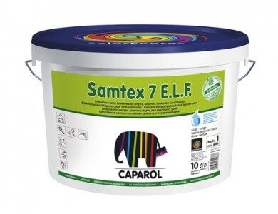 Caparol Samtex 7 E.L.F. (Капарол Замтекс 7), шелковисто-матовая, база 1, 10 л.