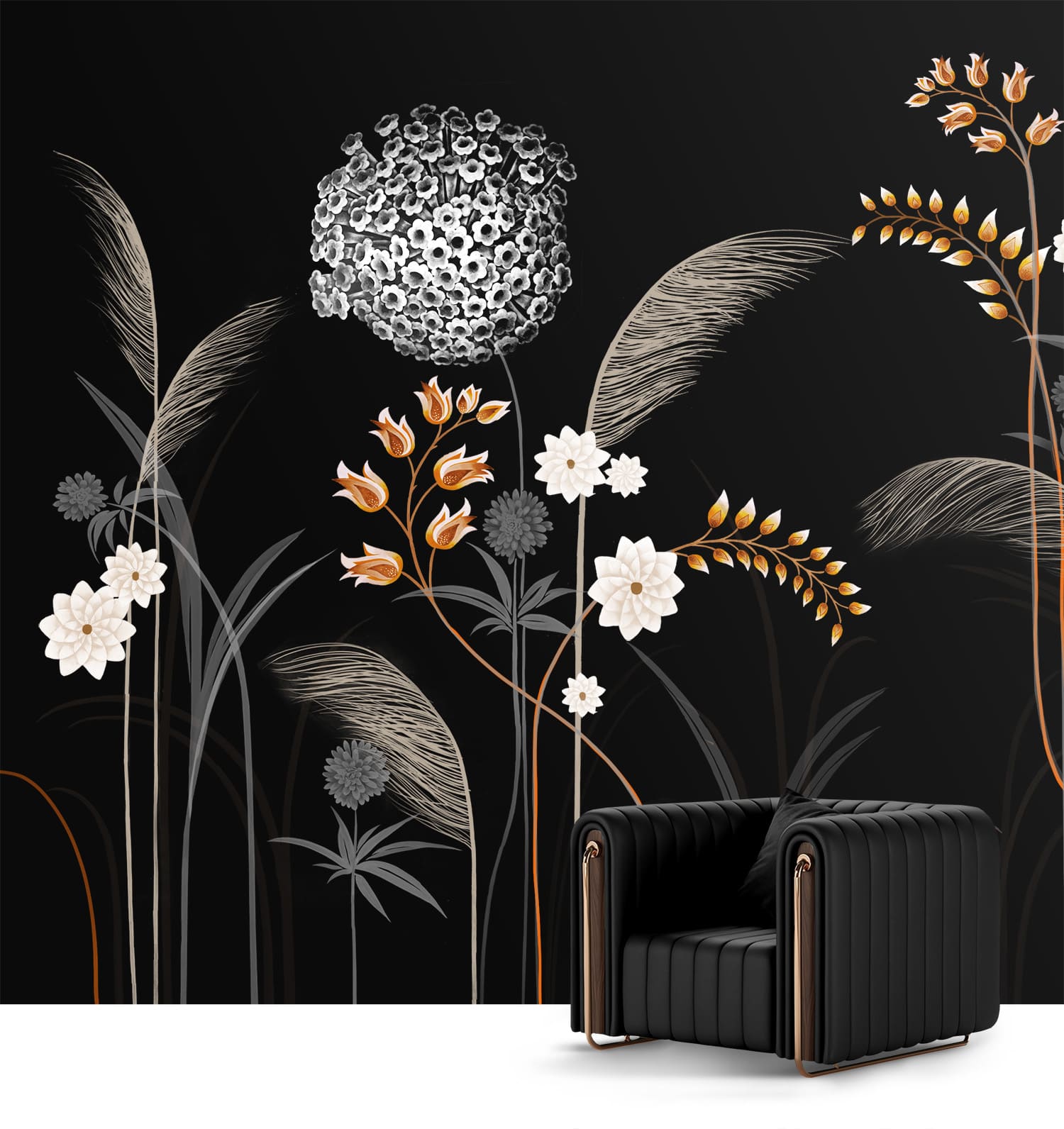 Фотообои и панно IKEBANA_8 на сайте OboiVkus.by