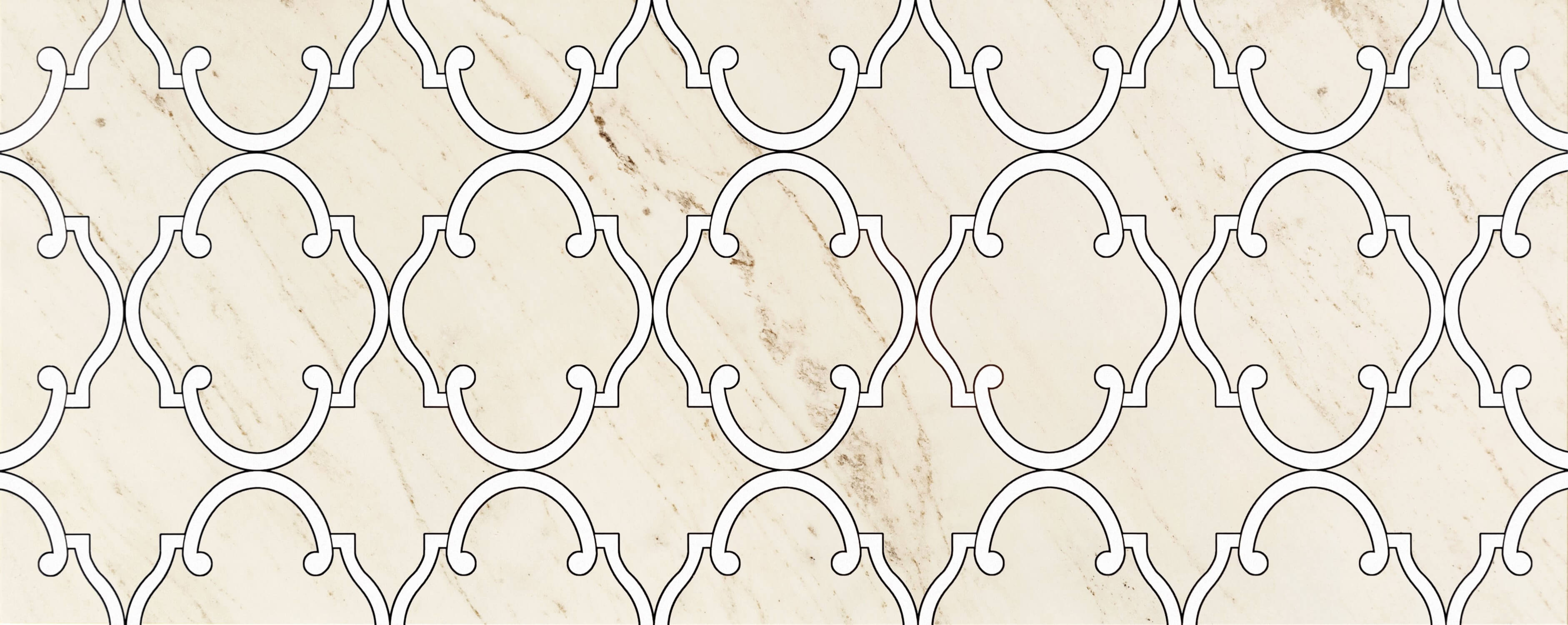 Керамическая плитка и керамогранит Larda white декор_0 на сайте OboiVkus.by