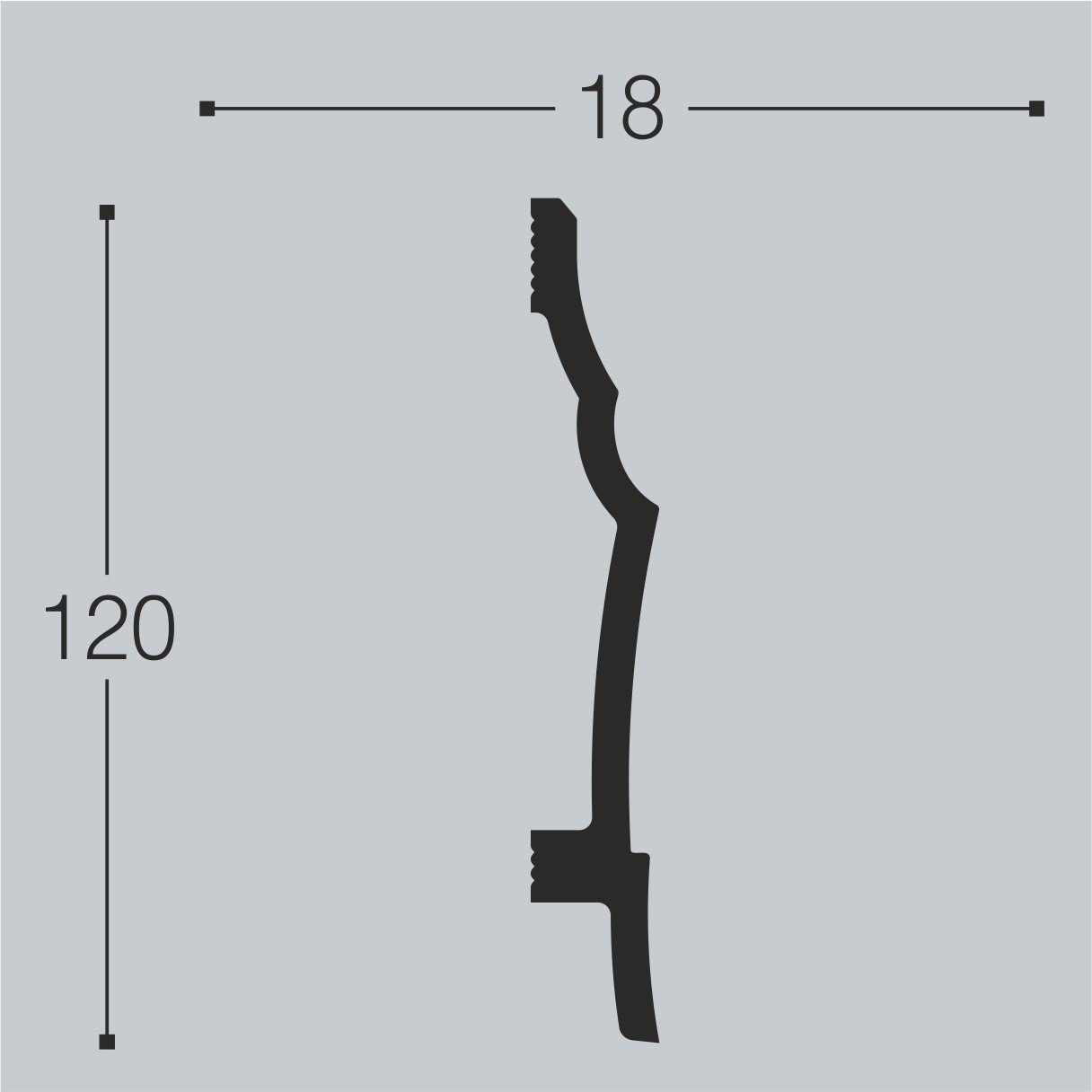 Плинтусы напольные П19_1 на сайте OboiVkus.by