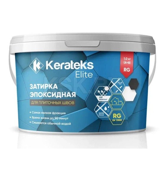 Фуга для плитки Kerateks Elite, 60 Жемчужно Серый (2,5 кг)_0 на сайте OboiVkus.by