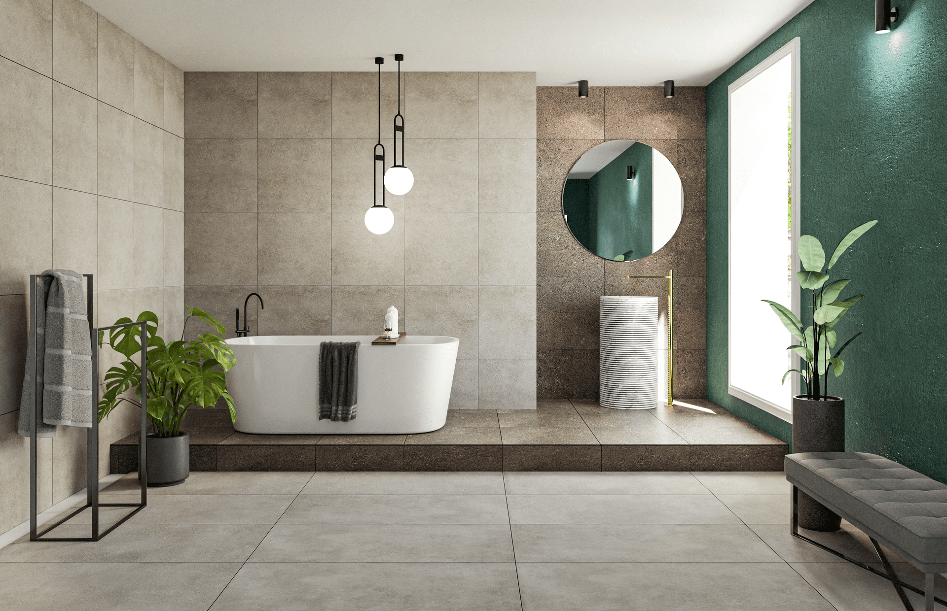 Керамогранит и плитка Concerto Brown 60*60_5 на сайте OboiVkus.by