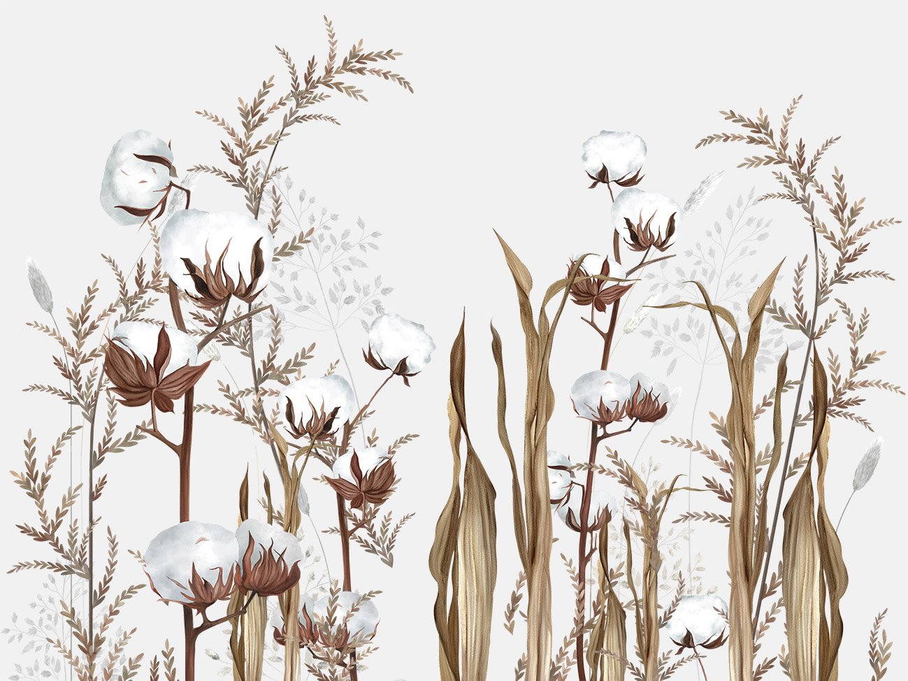 Фрески 24655 (Herbarium)_0 на сайте OboiVkus.by