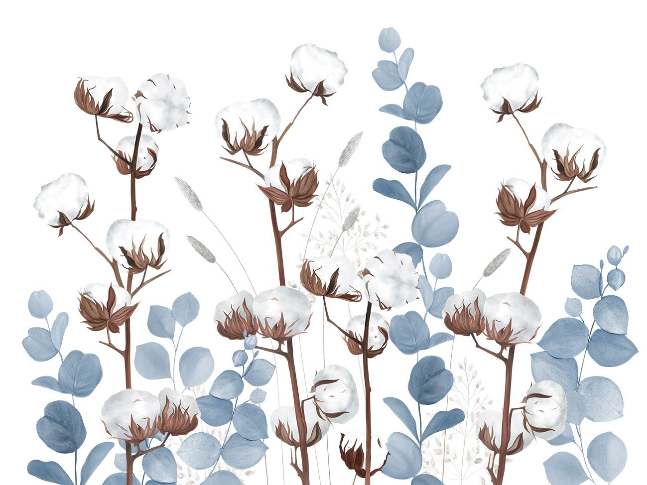 Фрески 24663 (Herbarium)_0 на сайте OboiVkus.by