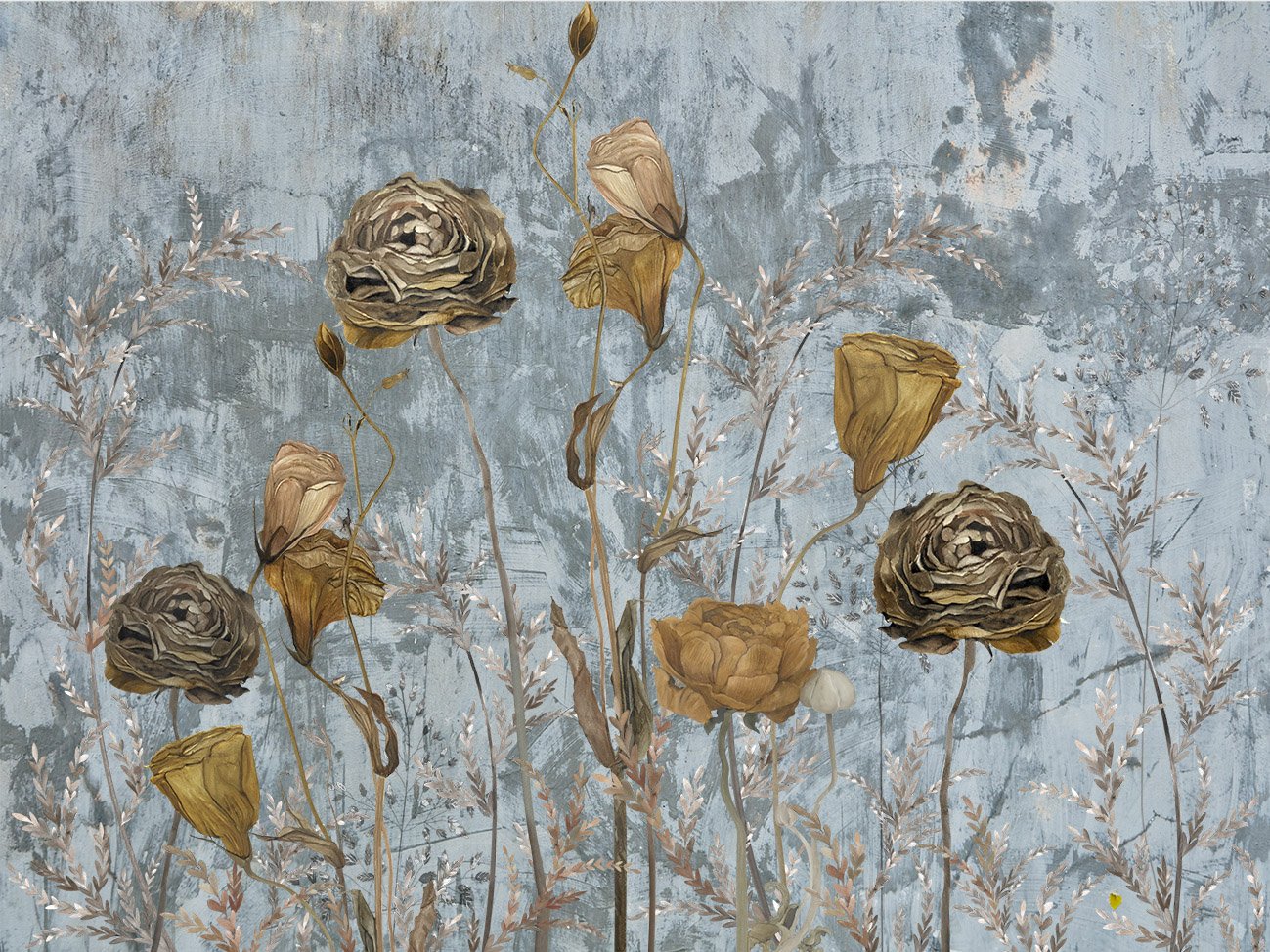 Фрески 24668 (Herbarium)_0 на сайте OboiVkus.by