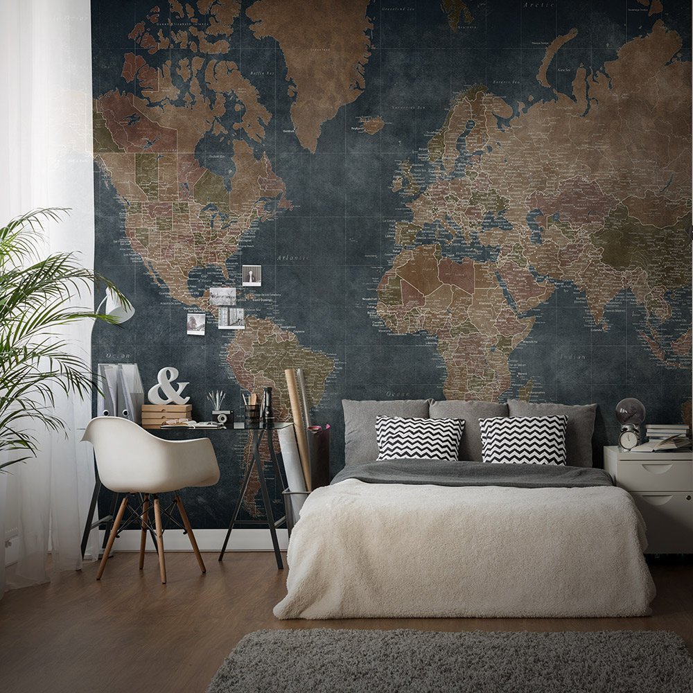 Фотообои и панно World Map 6_1 на сайте OboiVkus.by