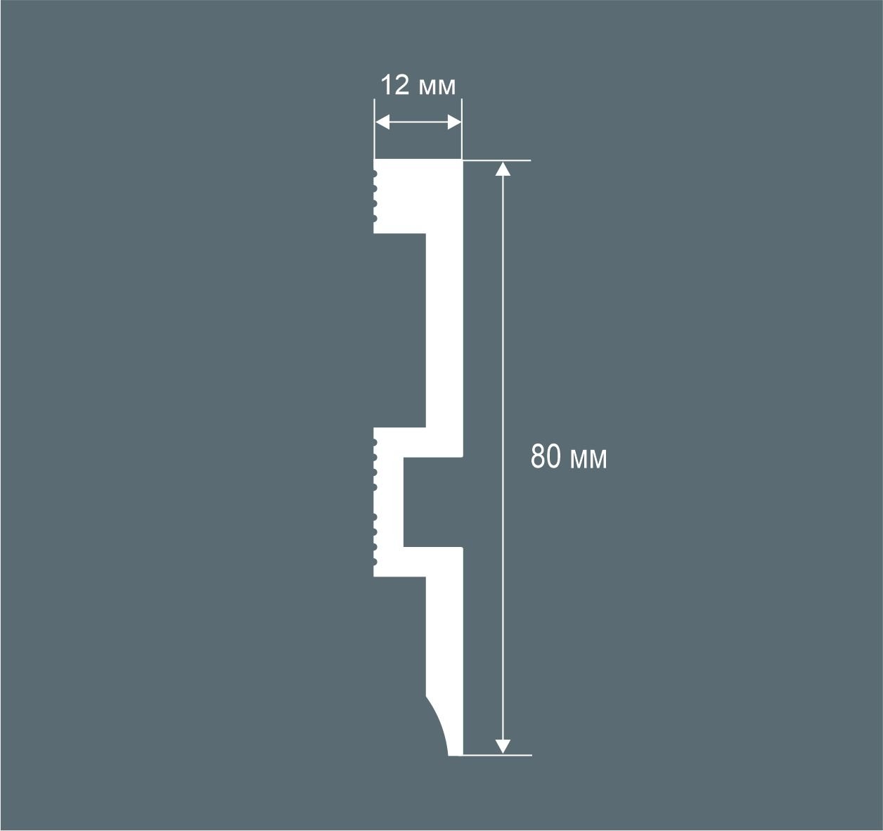 Плинтусы напольные PX059_1 на сайте OboiVkus.by