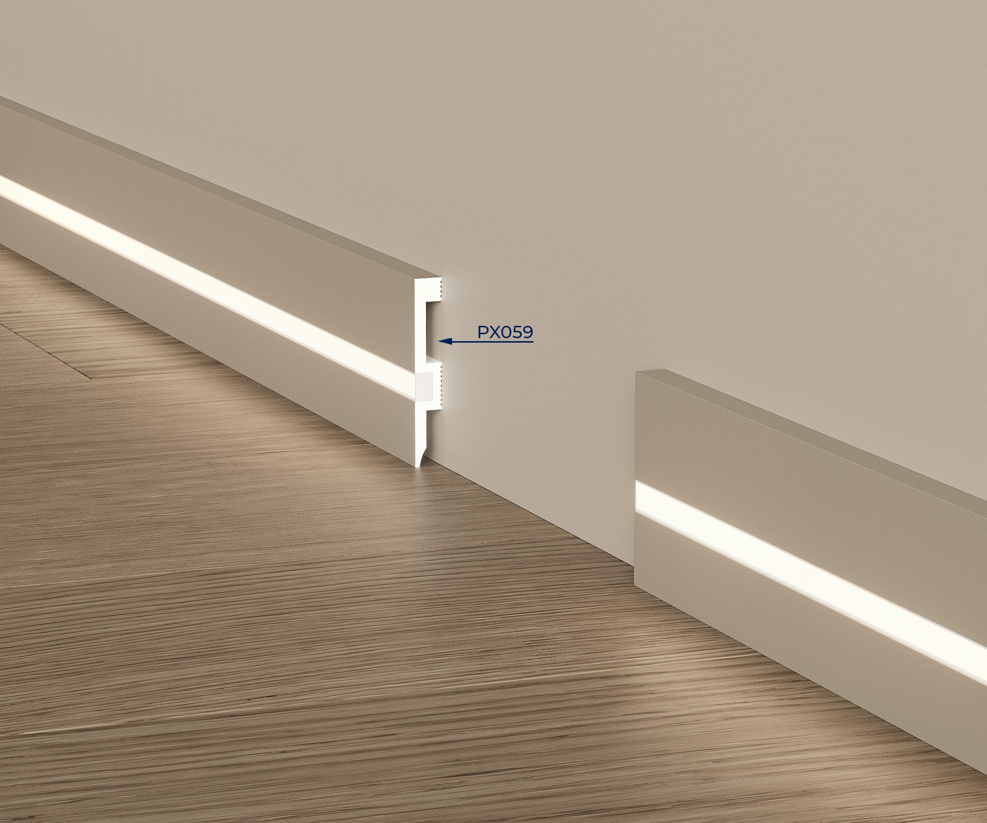 Плинтусы напольные PX059_2 на сайте OboiVkus.by