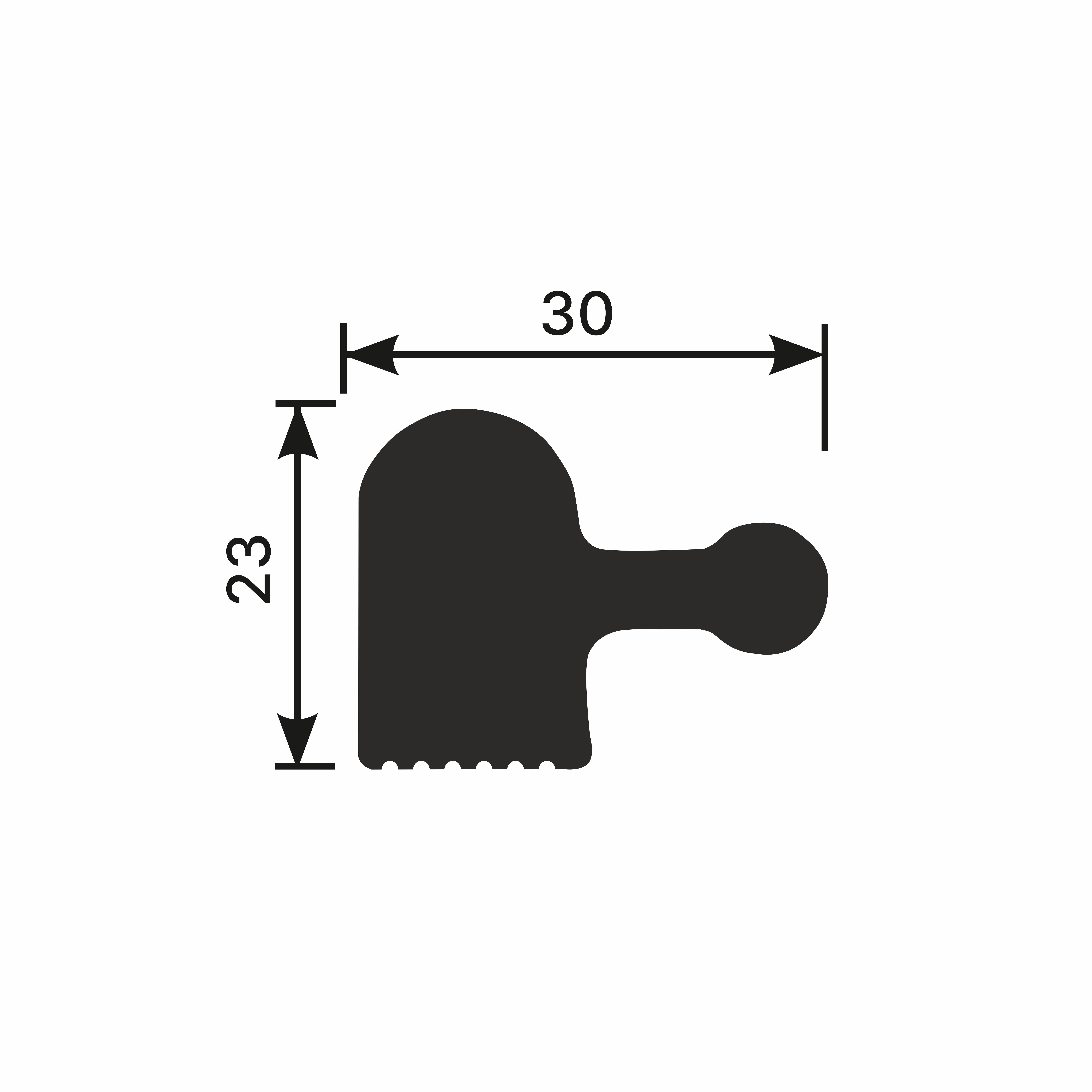 Молдинги, рейки, углы Заглушка левая ZL007_1 на сайте OboiVkus.by