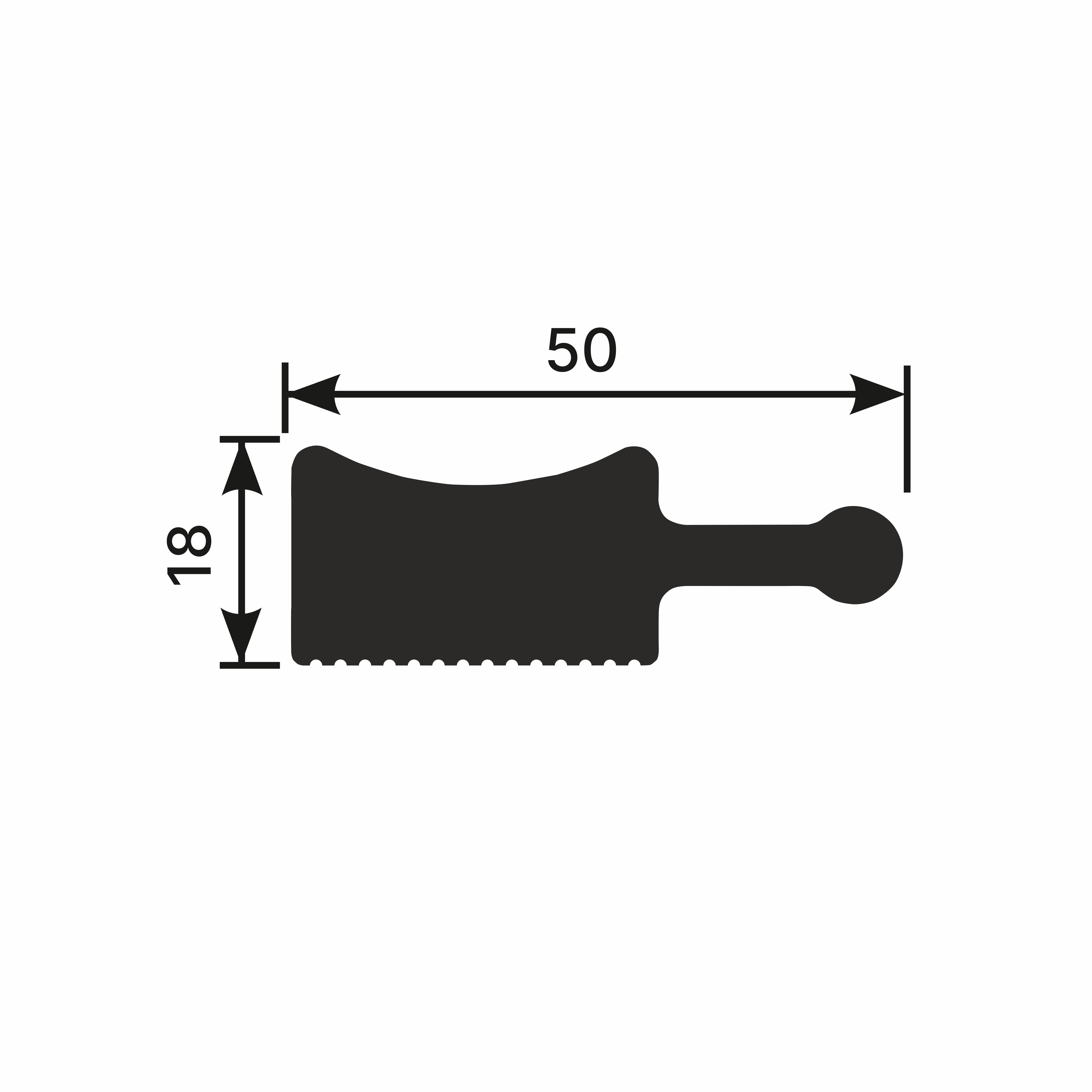 Молдинги, рейки, углы Заглушка левая ZL008_1 на сайте OboiVkus.by