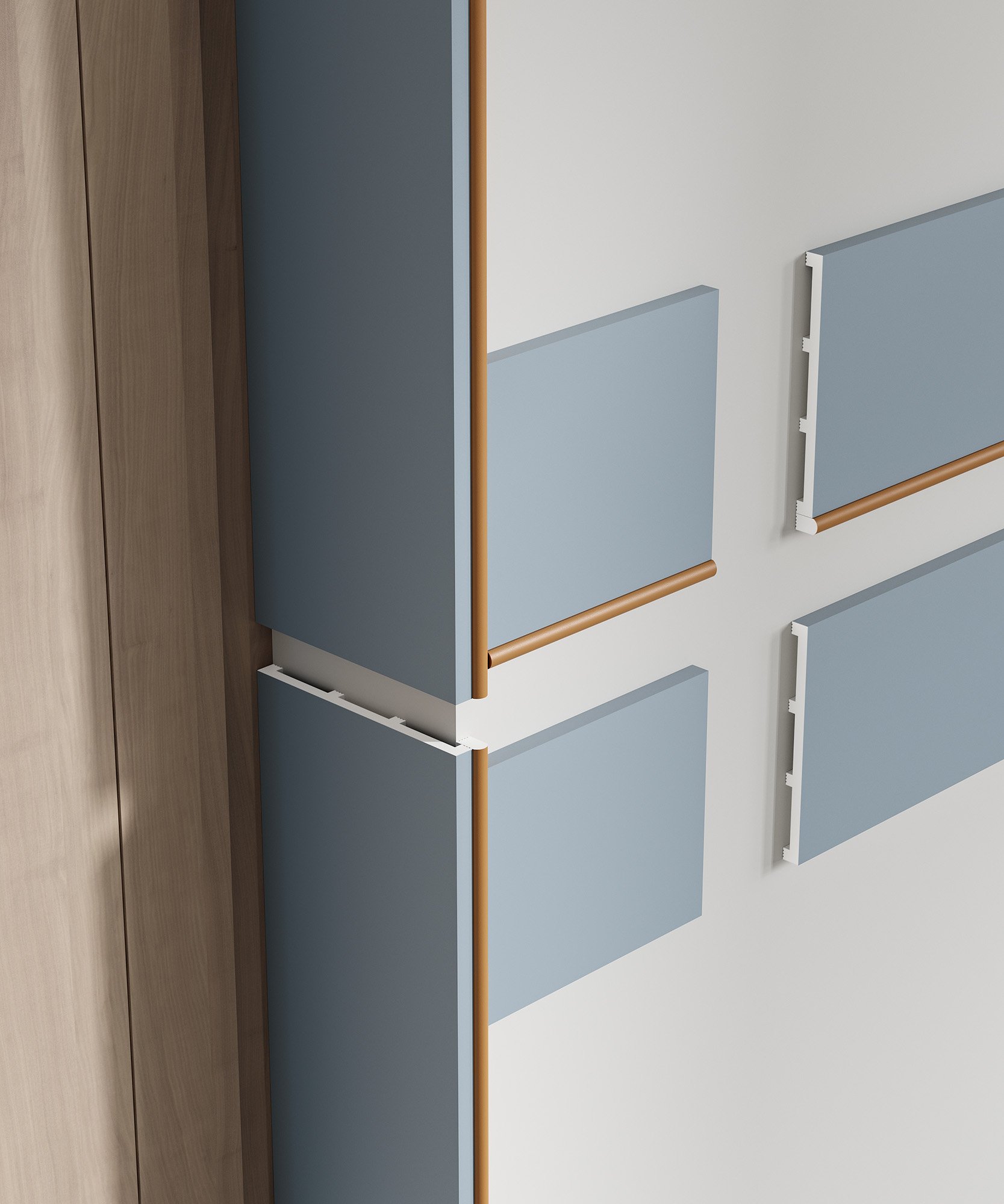 Молдинги, рейки, углы MX053_2 на сайте OboiVkus.by