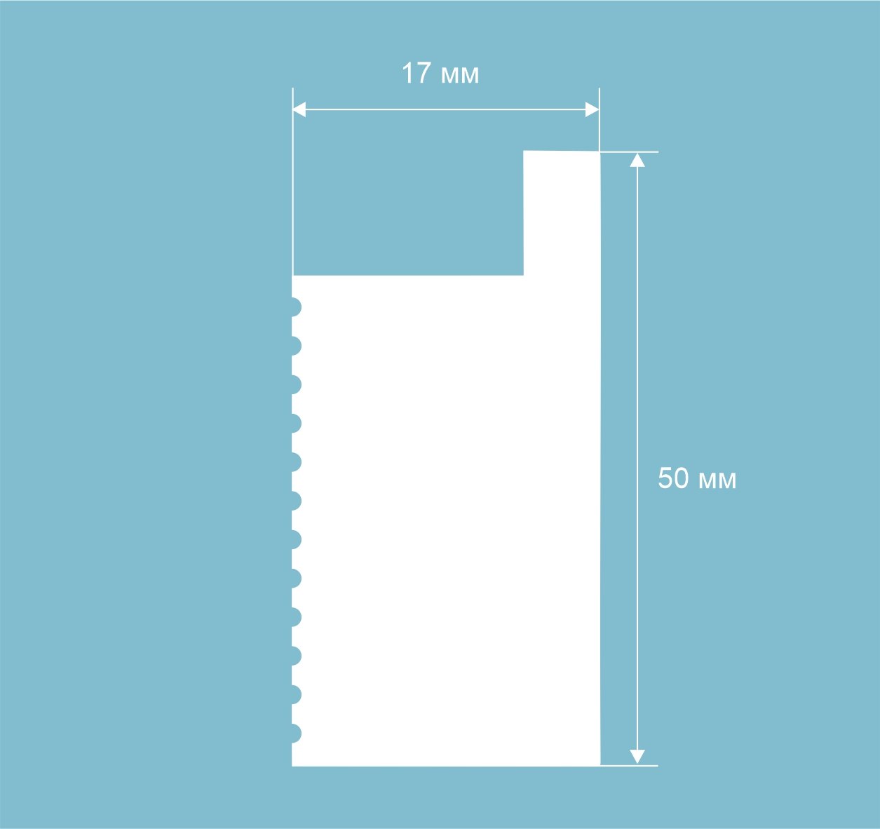 Молдинги, рейки, углы MF003 финишный_1 на сайте OboiVkus.by