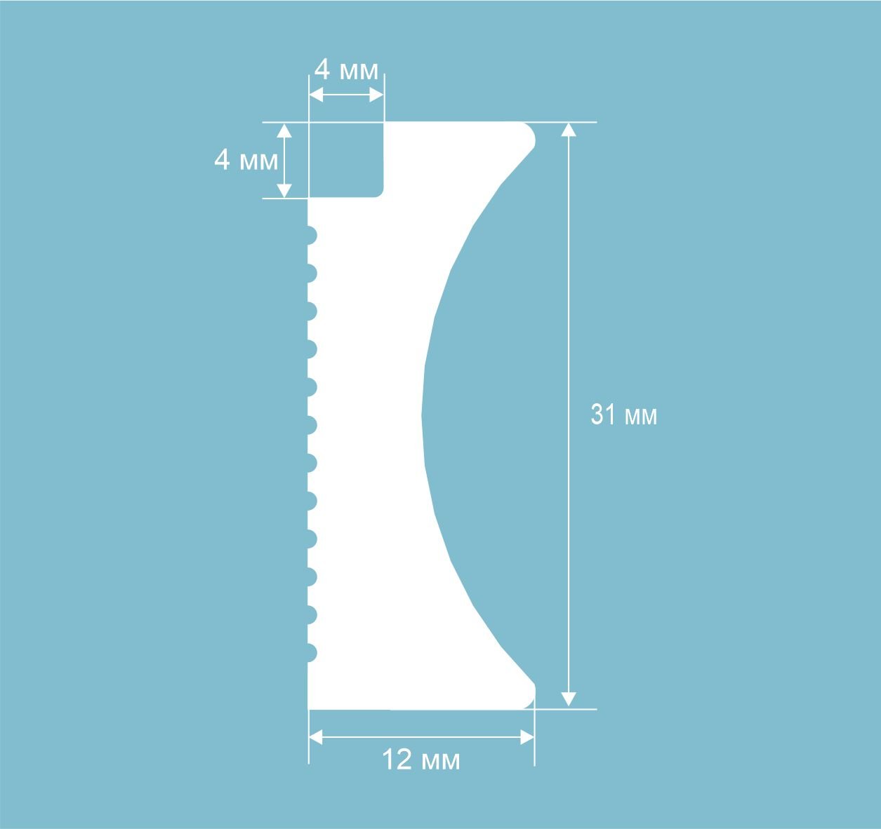 Молдинги, рейки, углы MF008 финишный_1 на сайте OboiVkus.by