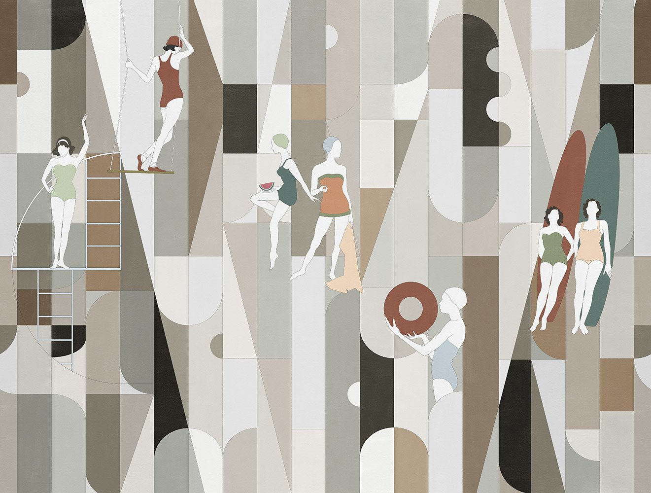 Фотообои и панно Seventies 1_0 на сайте OboiVkus.by