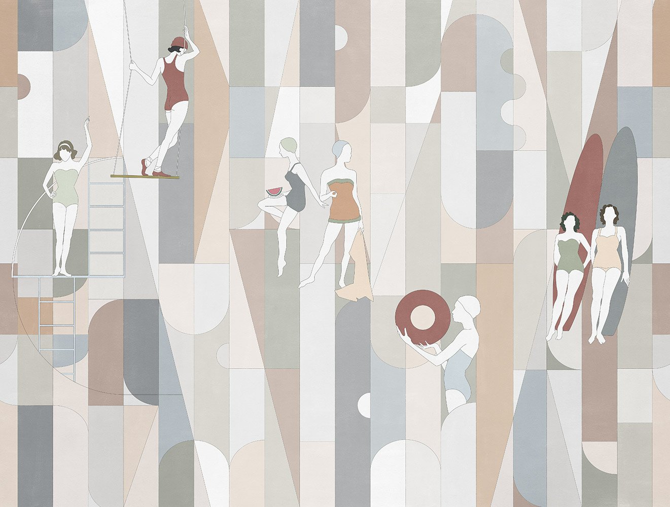 Фотообои и панно Seventies 2_0 на сайте OboiVkus.by