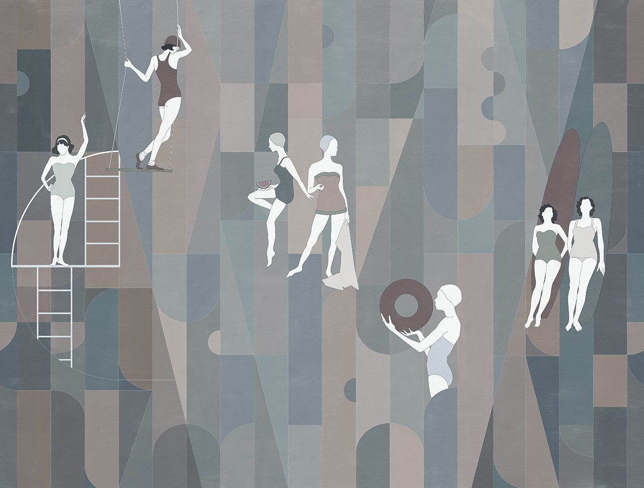 Фотообои и панно Seventies 4_0 на сайте OboiVkus.by