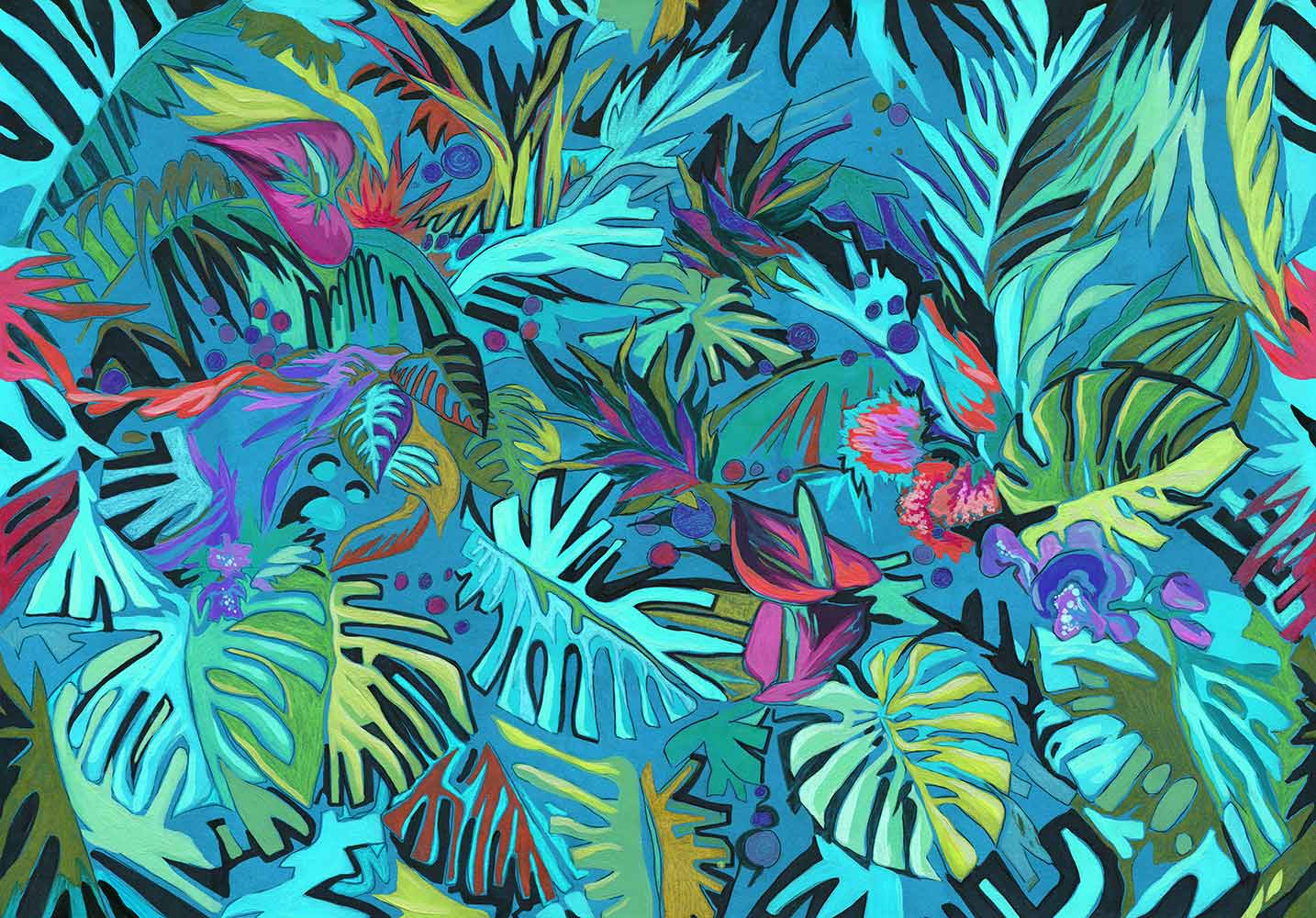 Фотообои и панно Jungle 2_0 на сайте OboiVkus.by