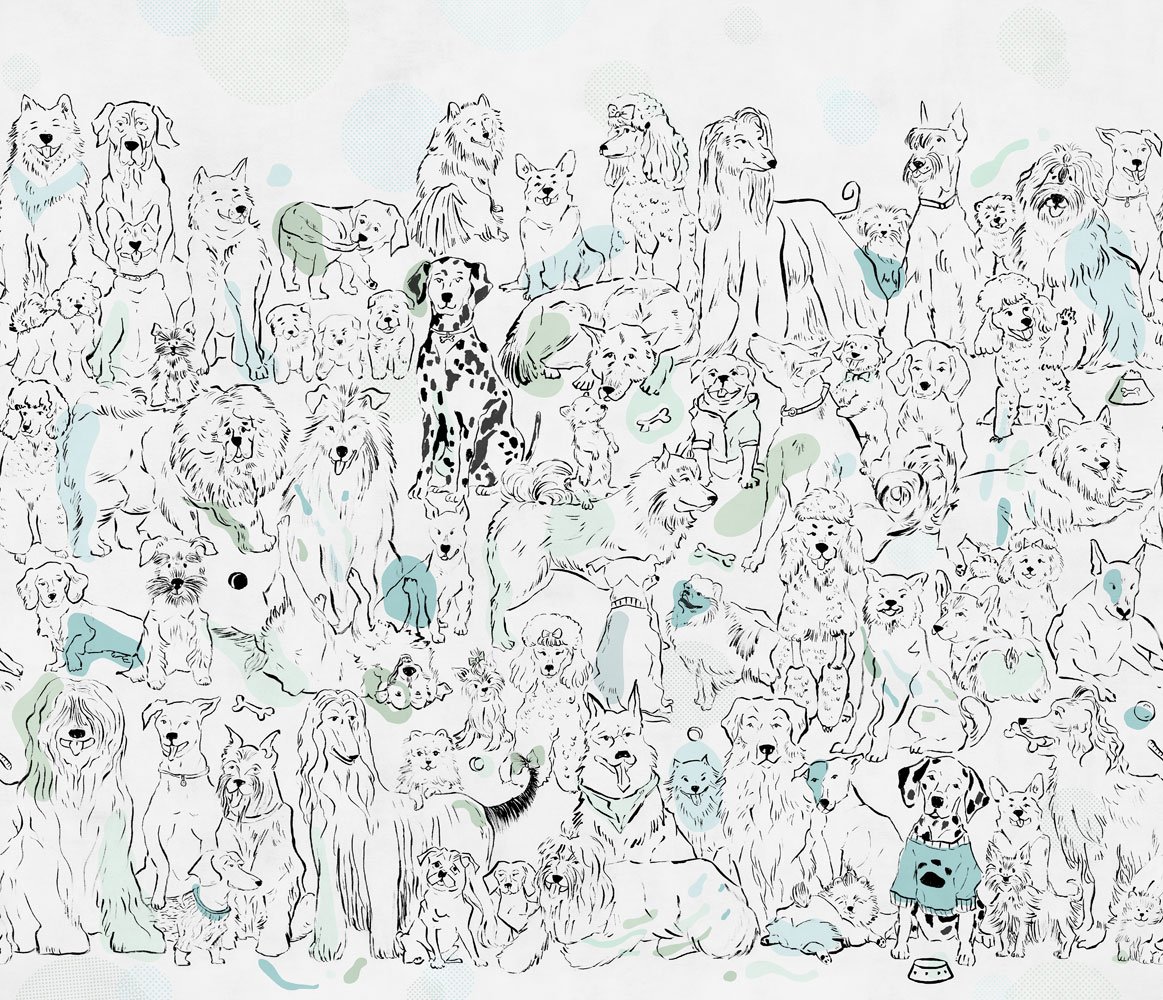 Фотообои и панно Doggyland 3_0 на сайте OboiVkus.by