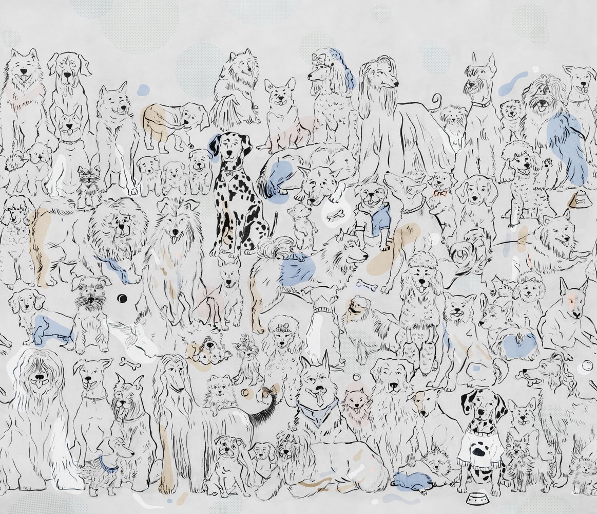 Фотообои и панно Doggyland 6_0 на сайте OboiVkus.by