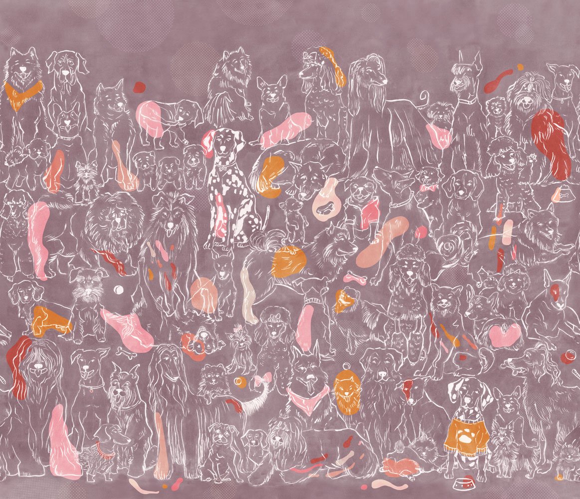 Фотообои и панно Doggyland 7_0 на сайте OboiVkus.by