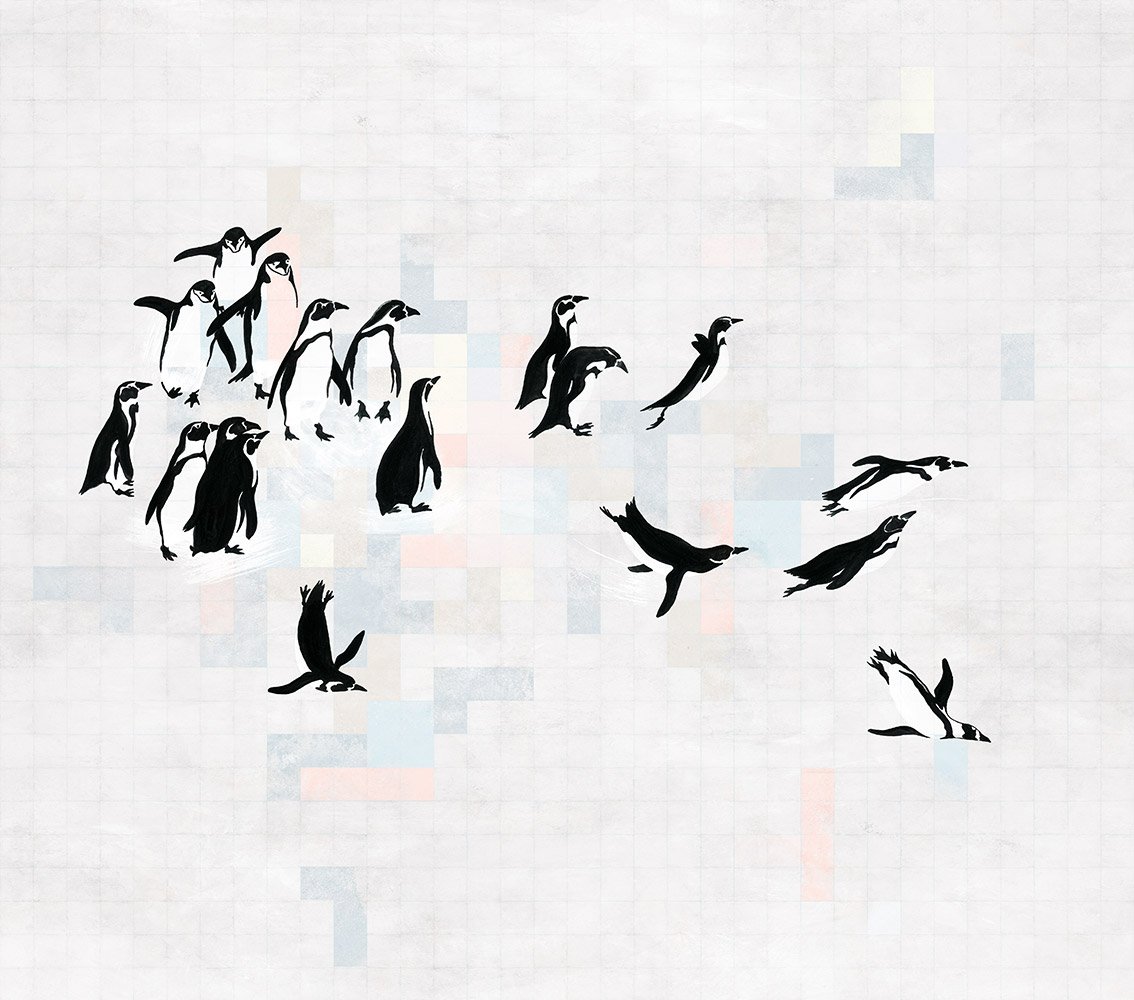 Фотообои и панно Pinguine 3_0 на сайте OboiVkus.by