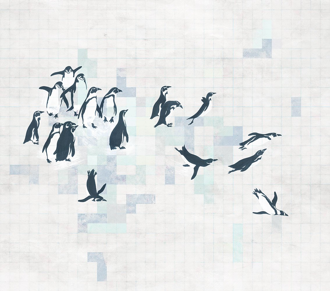 Фотообои и панно Pinguine 4_0 на сайте OboiVkus.by