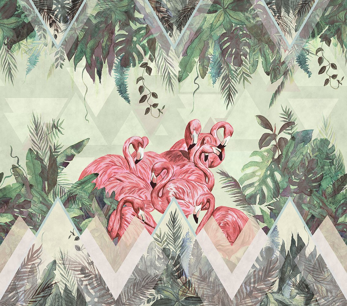 Фотообои и панно Flamingo 4_0 на сайте OboiVkus.by