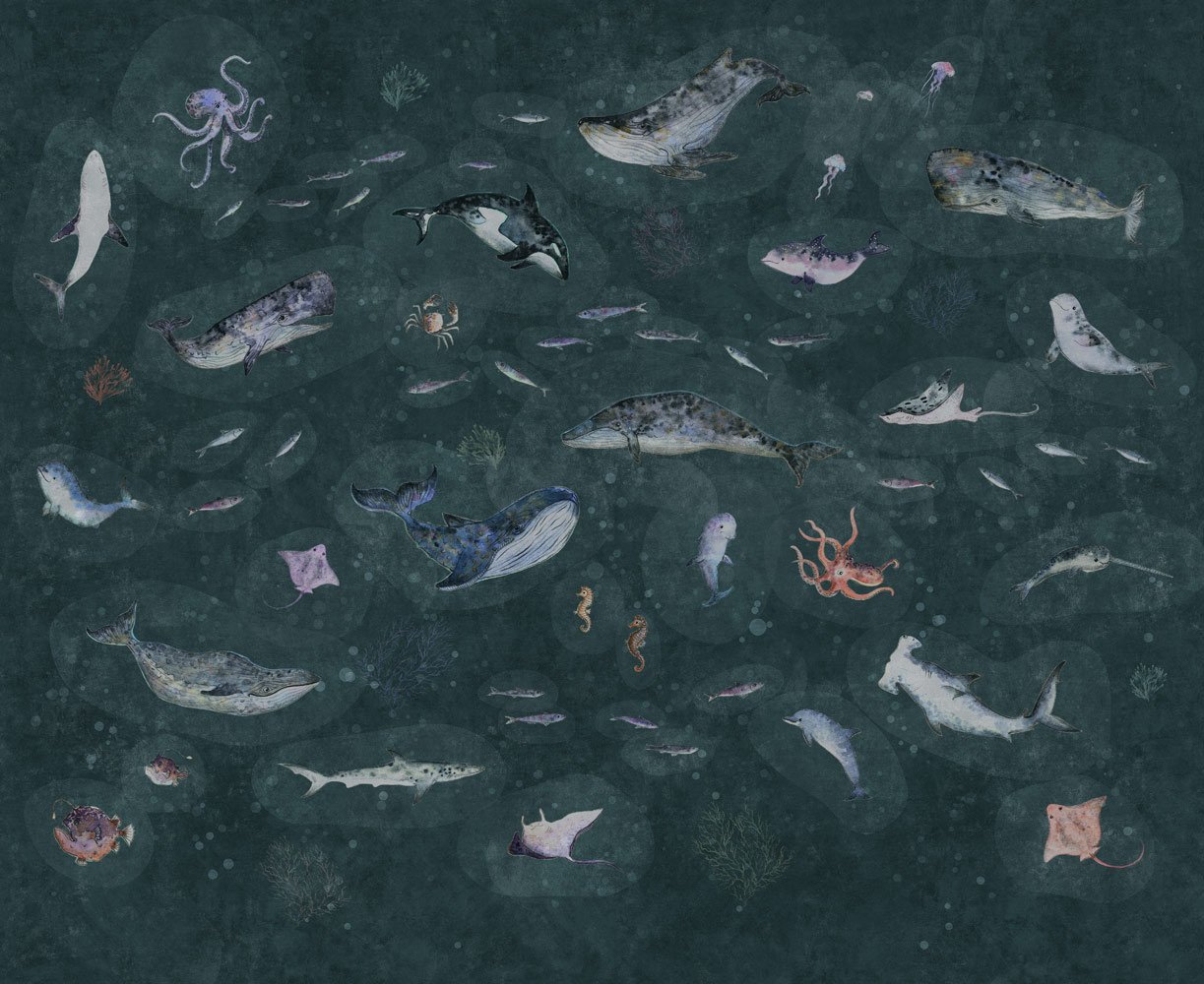 Фотообои и панно Marine Life 4_0 на сайте OboiVkus.by