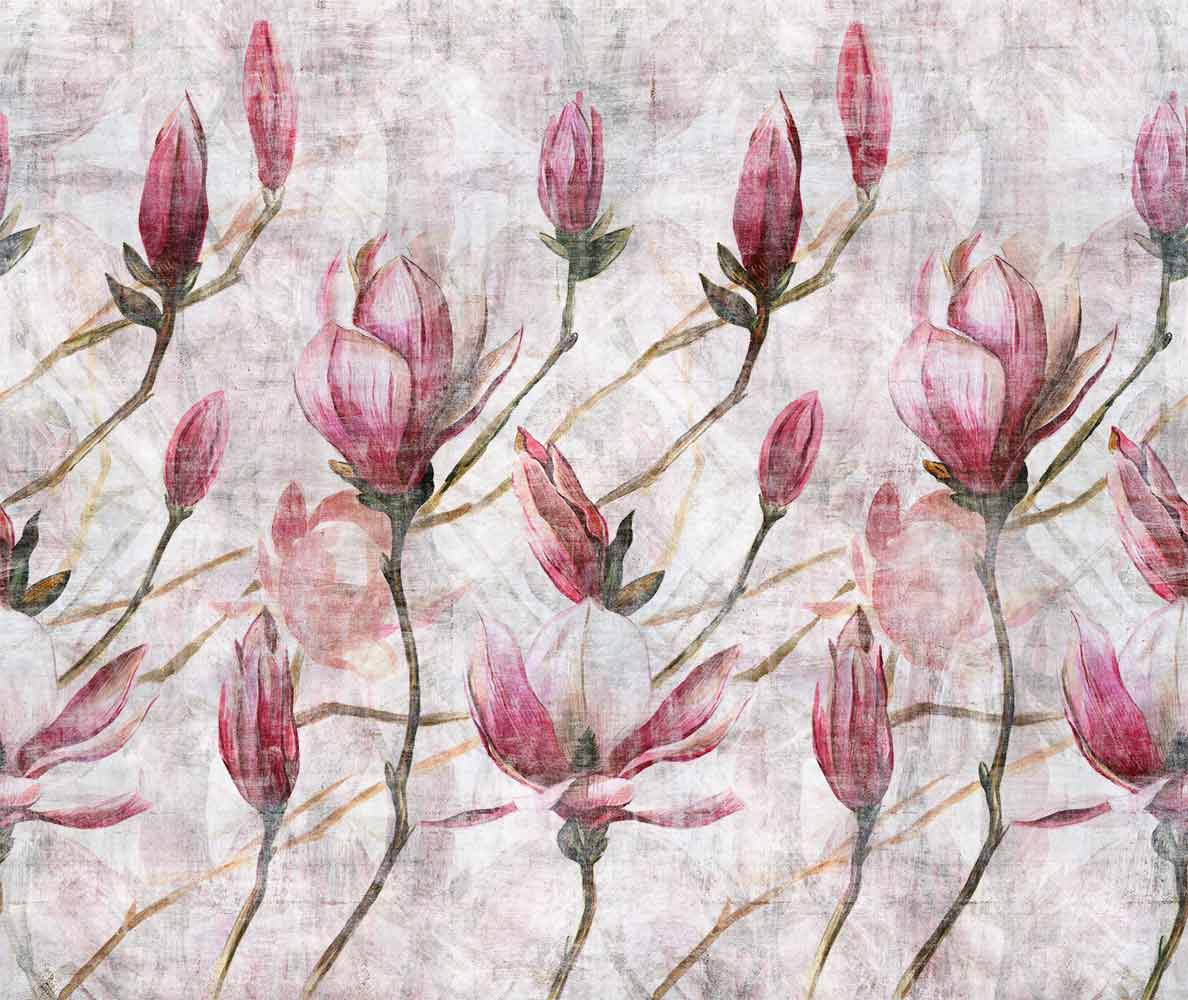 Фотообои и панно Red Magnolia 1_0 на сайте OboiVkus.by