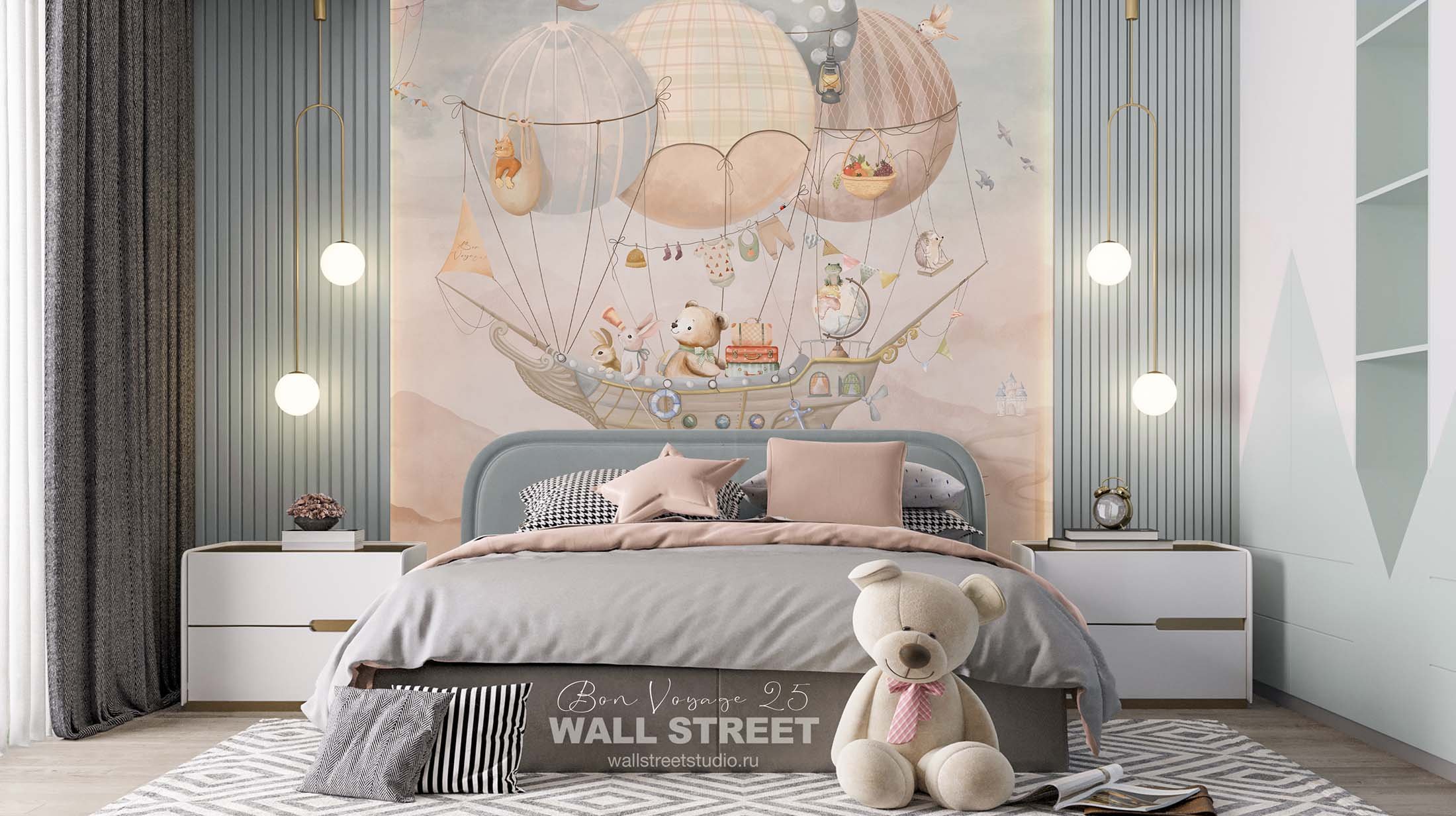 Фрески 31141 (Bon Voyage-25)_1 на сайте OboiVkus.by