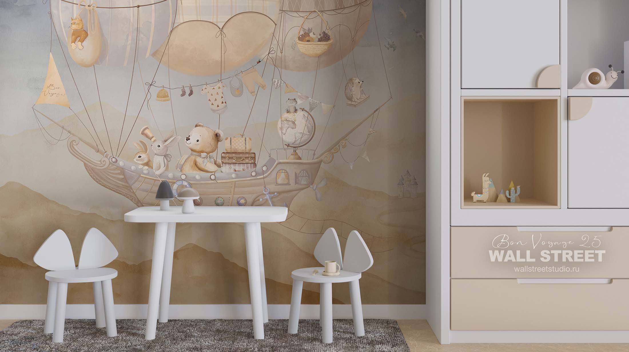 Фрески 31144 (Bon Voyage-25)_1 на сайте OboiVkus.by