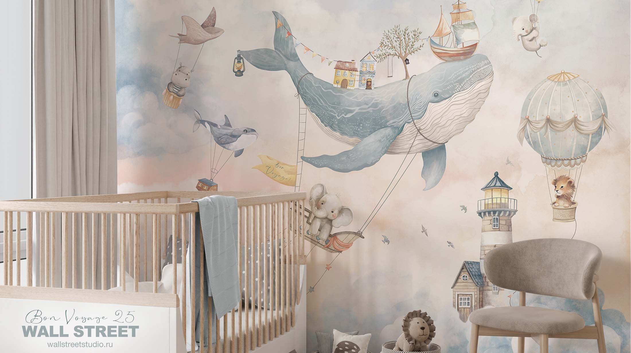 Фрески 31146 (Bon Voyage-25)_1 на сайте OboiVkus.by