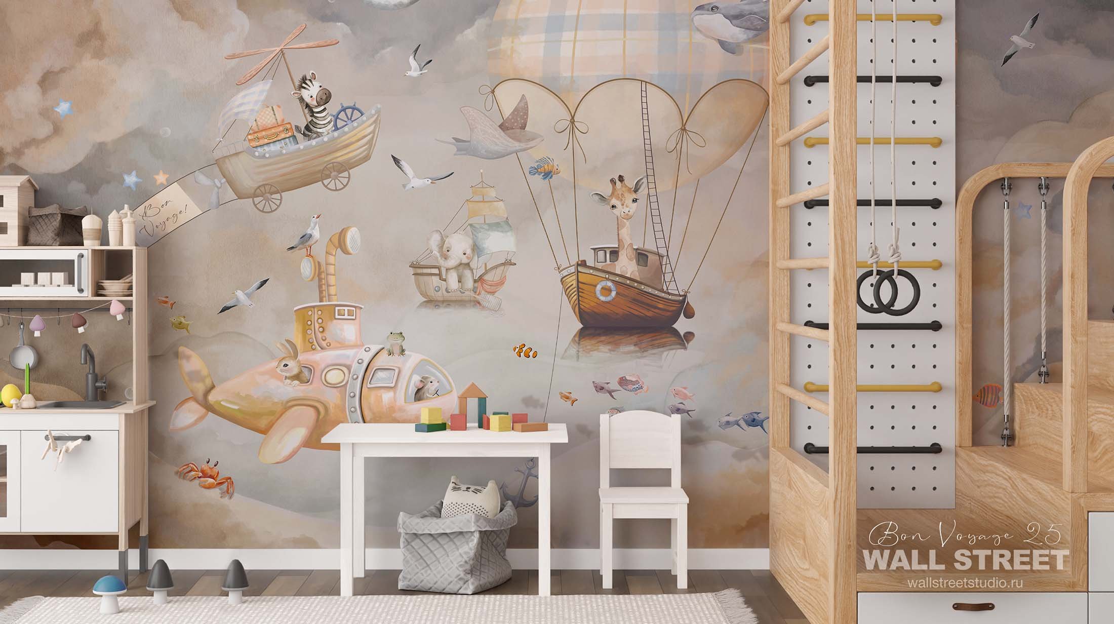 Фрески 31156 (Bon Voyage-25)_1 на сайте OboiVkus.by