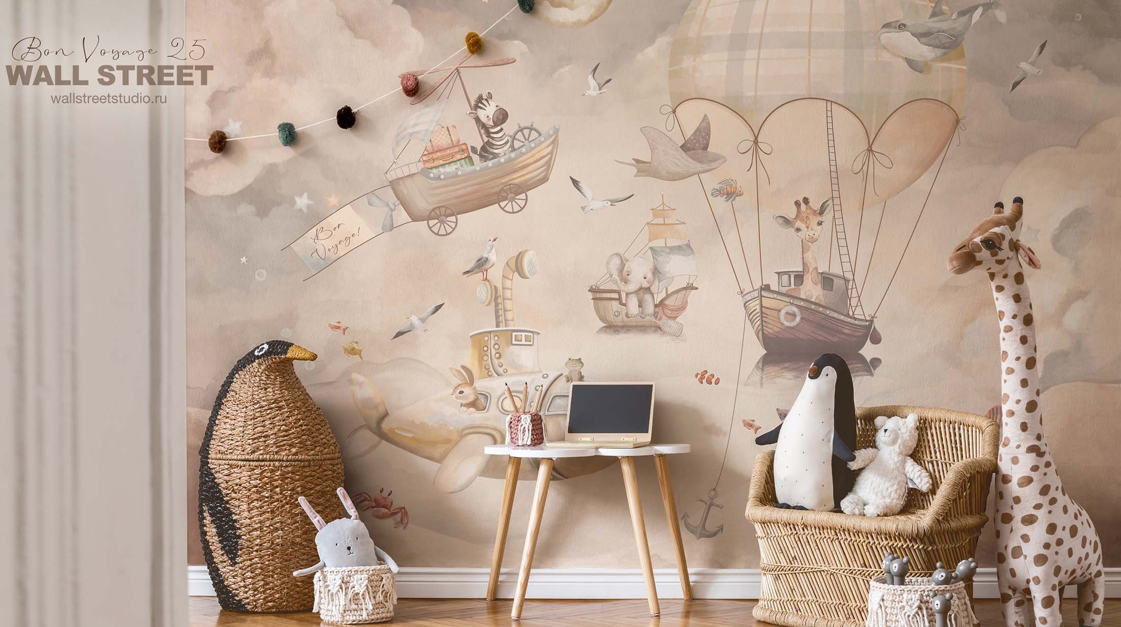 Фрески 31160 (Bon Voyage-25)_1 на сайте OboiVkus.by