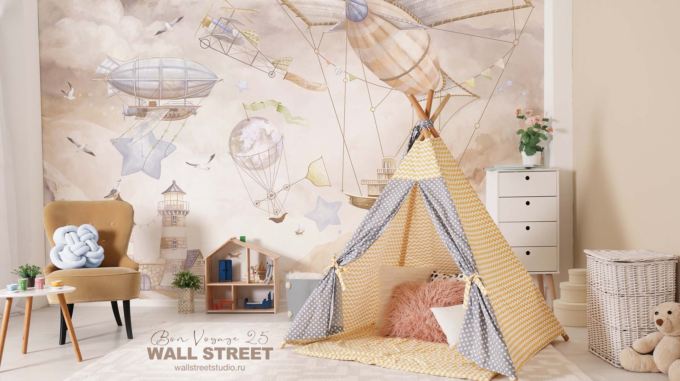 Фрески 31165 (Bon Voyage-25)_1 на сайте OboiVkus.by