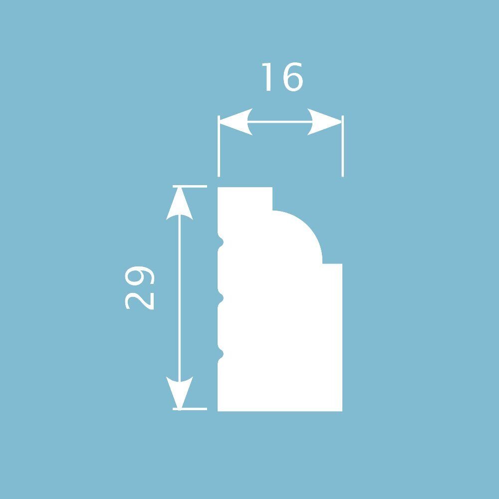 Молдинги, рейки, углы MX004_1 на сайте OboiVkus.by