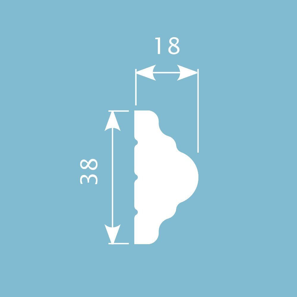 Молдинги, рейки, углы MX009_1 на сайте OboiVkus.by