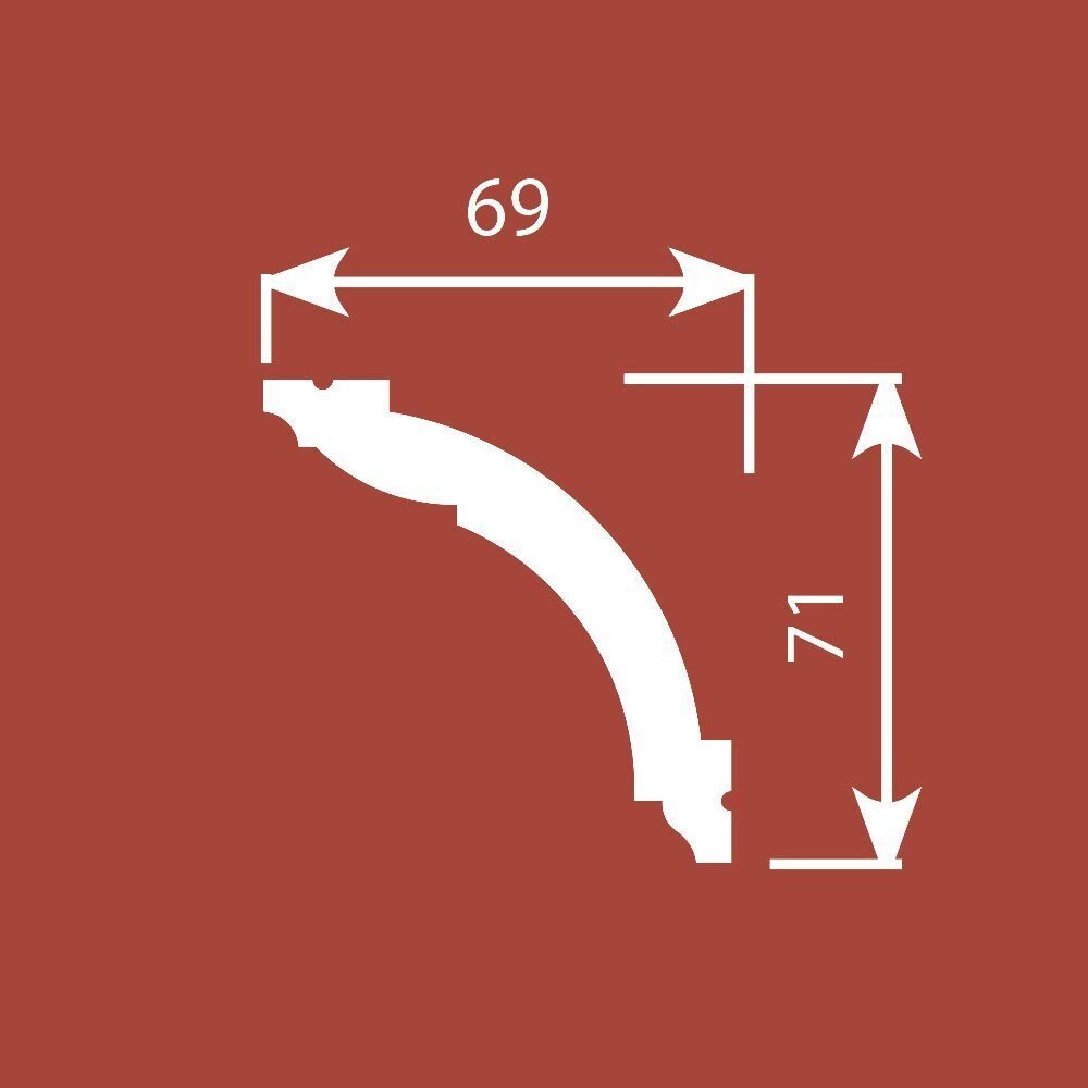 Карнизы потолочные KX005_1 на сайте OboiVkus.by
