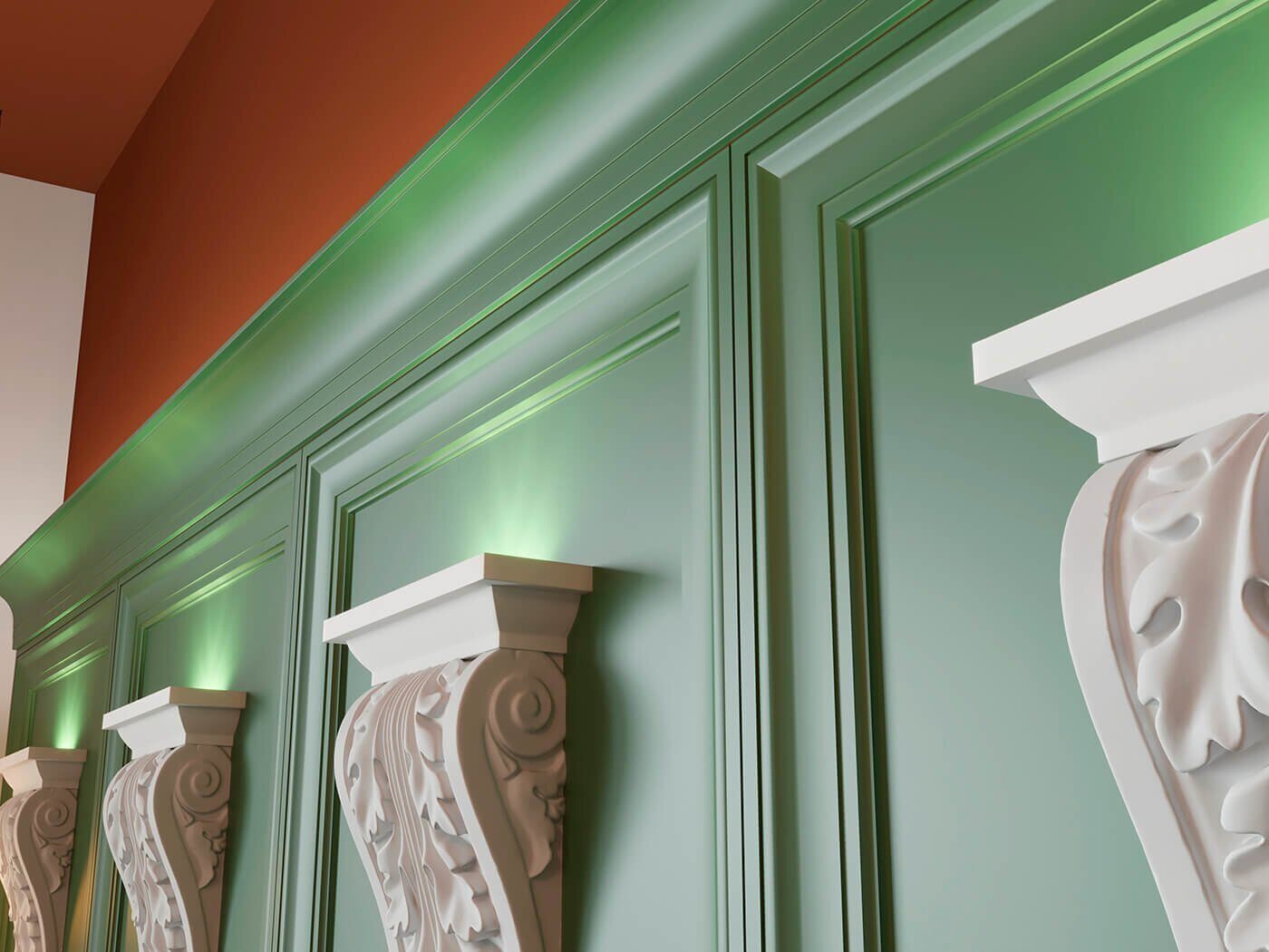 Карнизы потолочные KX045_2 на сайте OboiVkus.by