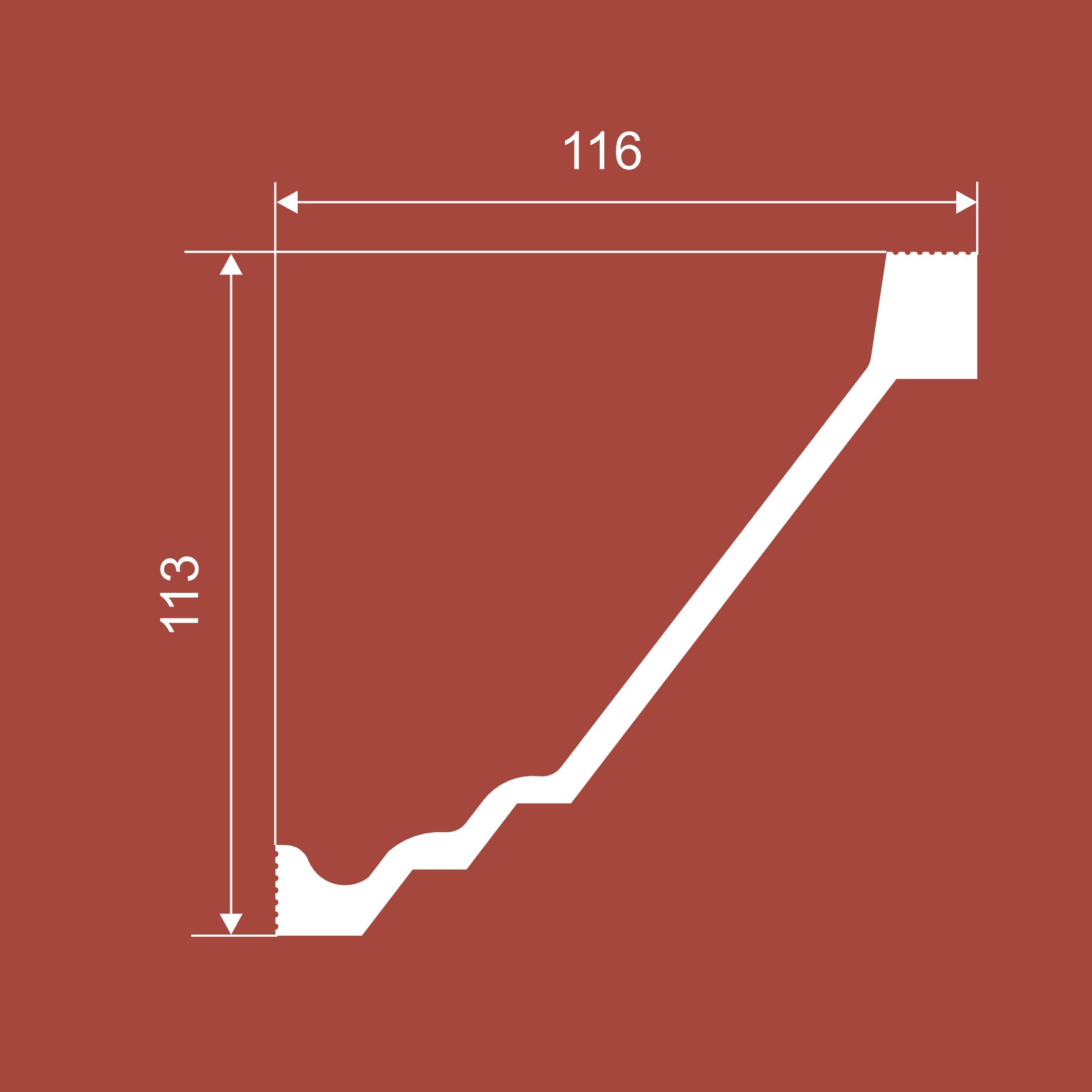 Карнизы потолочные KX054_1 на сайте OboiVkus.by