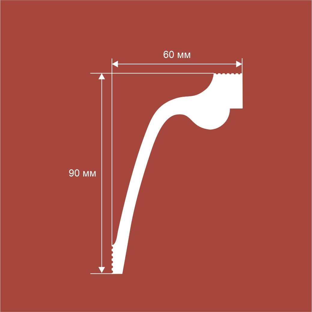 Карнизы потолочные KX066_1 на сайте OboiVkus.by