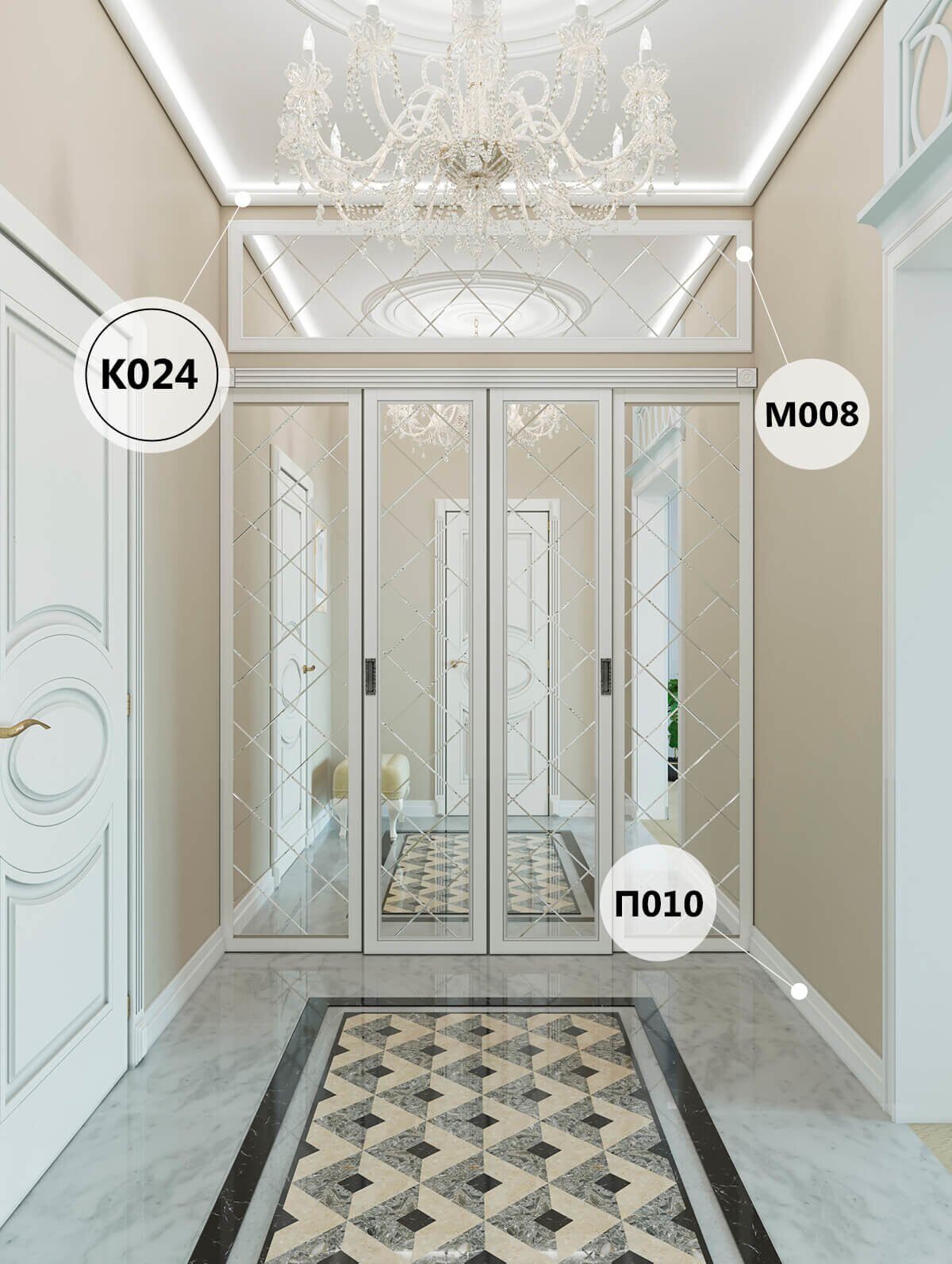 Карнизы потолочные KX024_2 на сайте OboiVkus.by