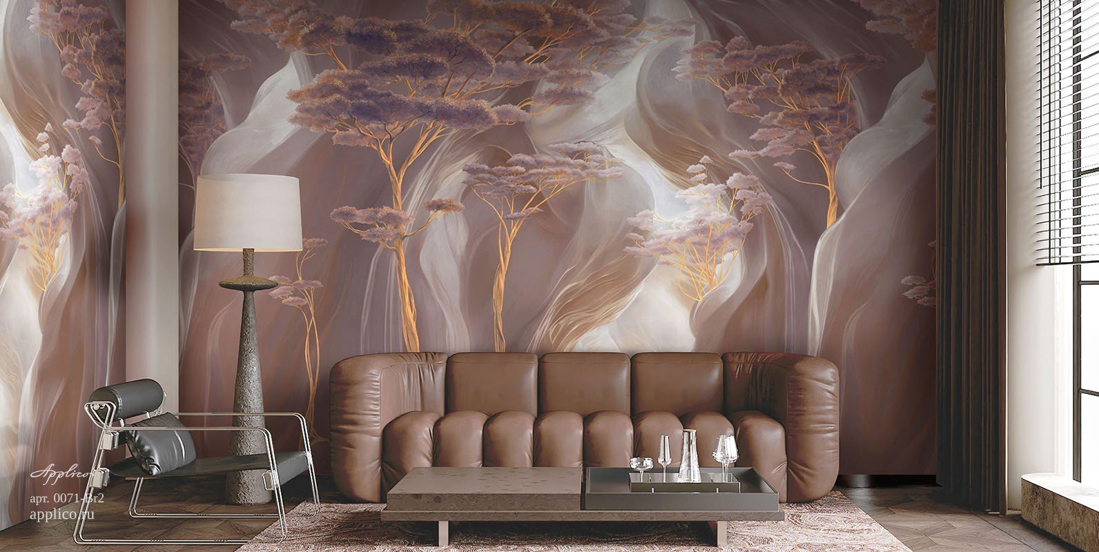 Фотообои и панно Мраморный каньон OP 0071-Br2_1 на сайте OboiVkus.by