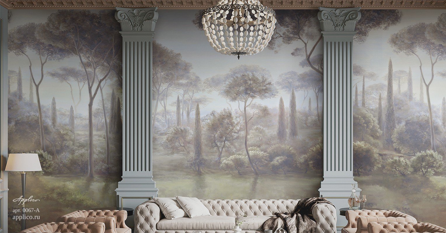 Фотообои и панно Кипарисы OP 0067-A_1 на сайте OboiVkus.by