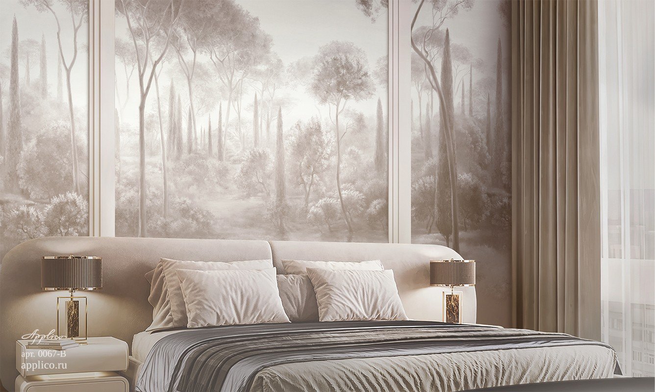 Фотообои и панно Кипарисы OP 0067-B_1 на сайте OboiVkus.by