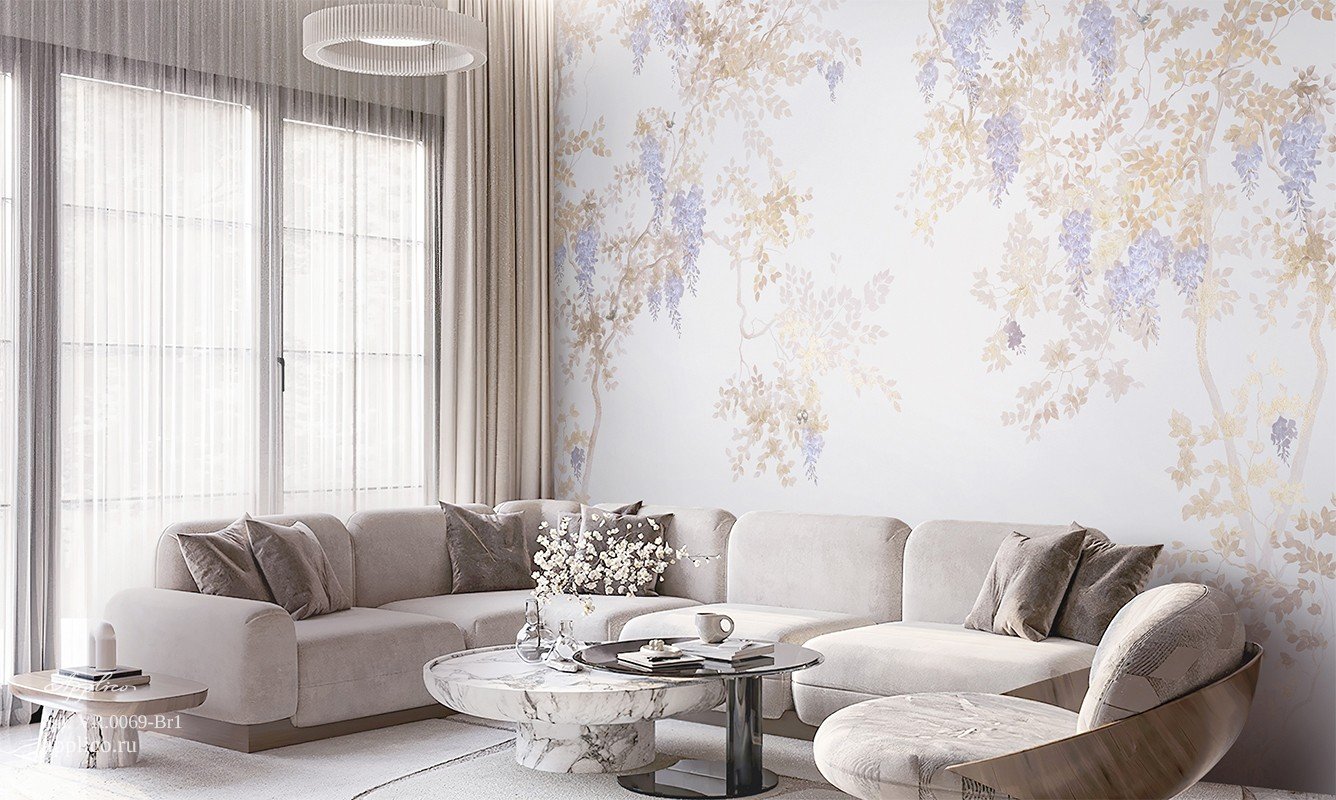 Фотообои и панно Цветение OP VR.0069-Br1_1 на сайте OboiVkus.by